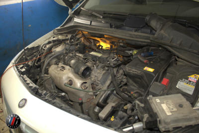 Замена термостата Mercedes B200